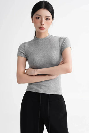 Wool Right-Shoulder Slim Top