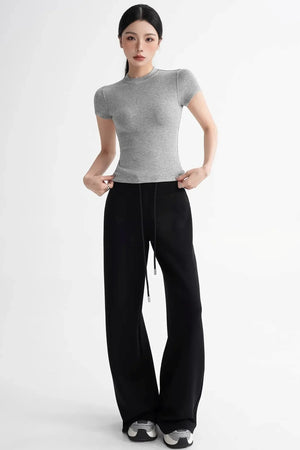 Wool Right-Shoulder Slim Top