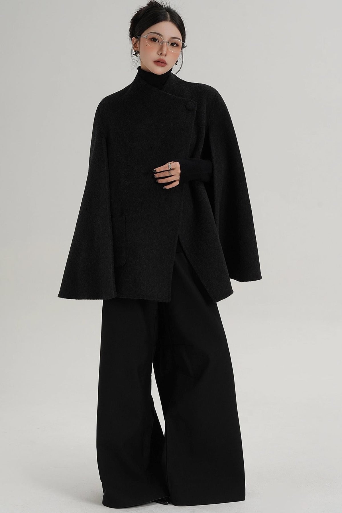 Woolen Cape Coat