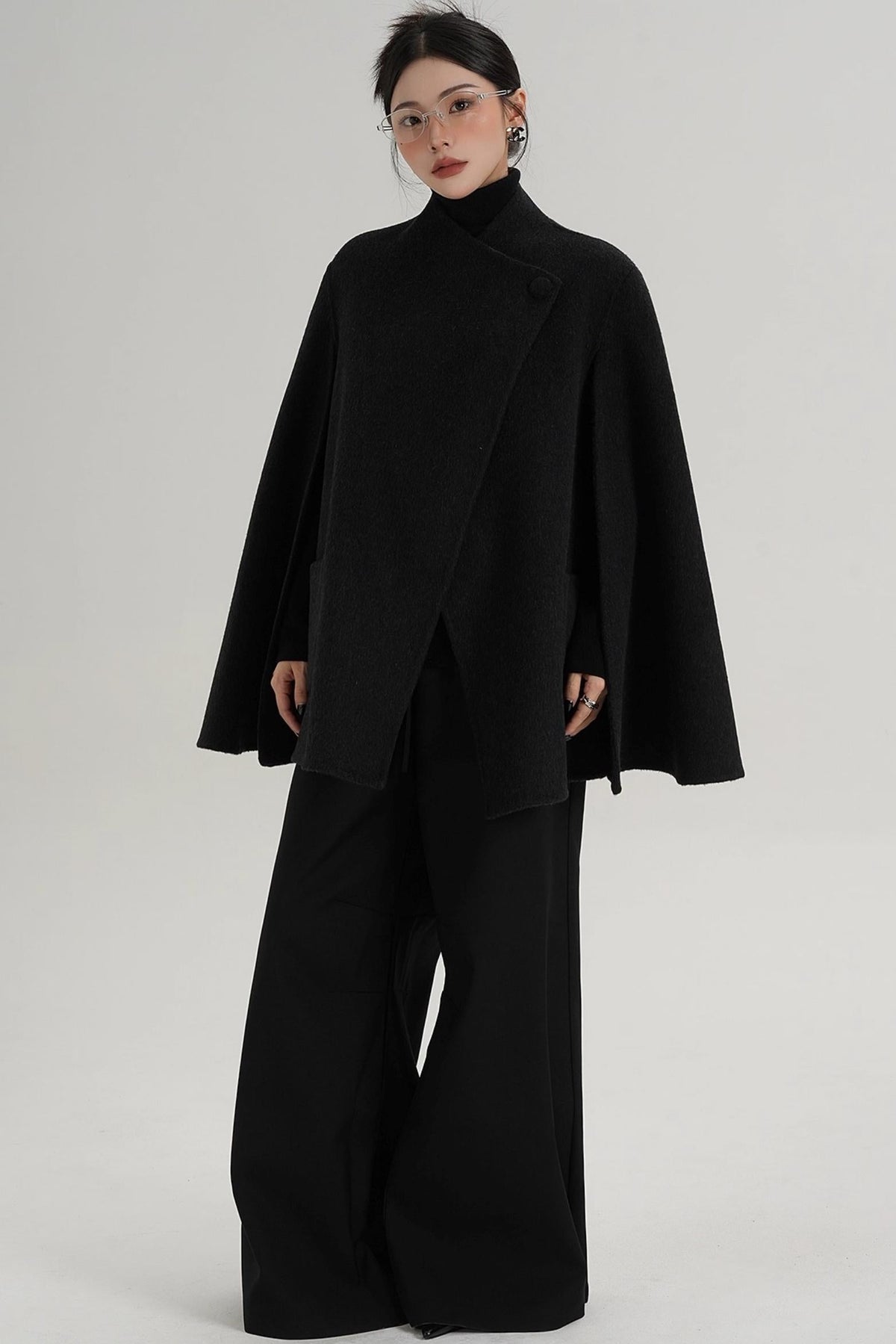 Woolen Cape Coat