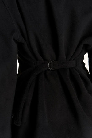 Woolen Waist-Cinching Jacket