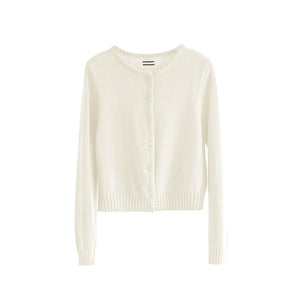 Woven Texture Knit Cardigan