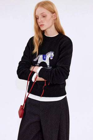 Year of the Horse Jacquard Sweater