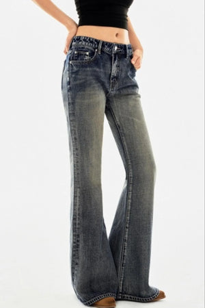 Yellow Mud-Dyed Gradient Pants