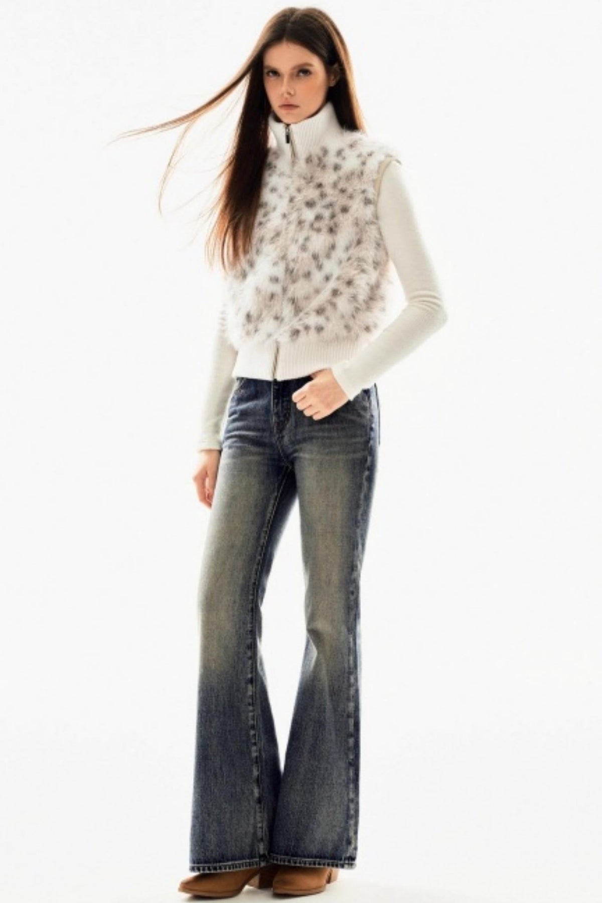 Yellow Mud-Dyed Gradient Pants