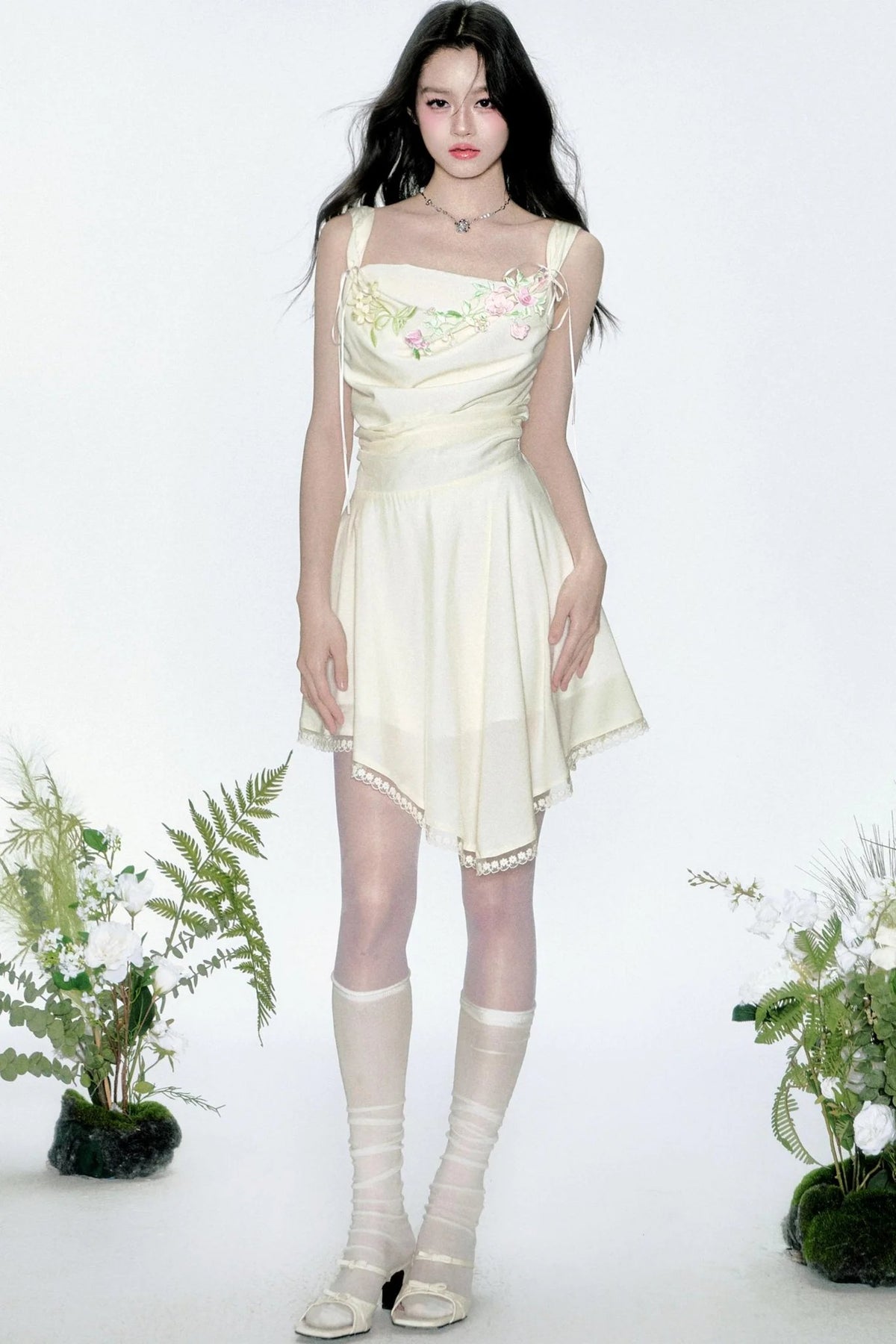 Yellow Tulle Vacation Dress