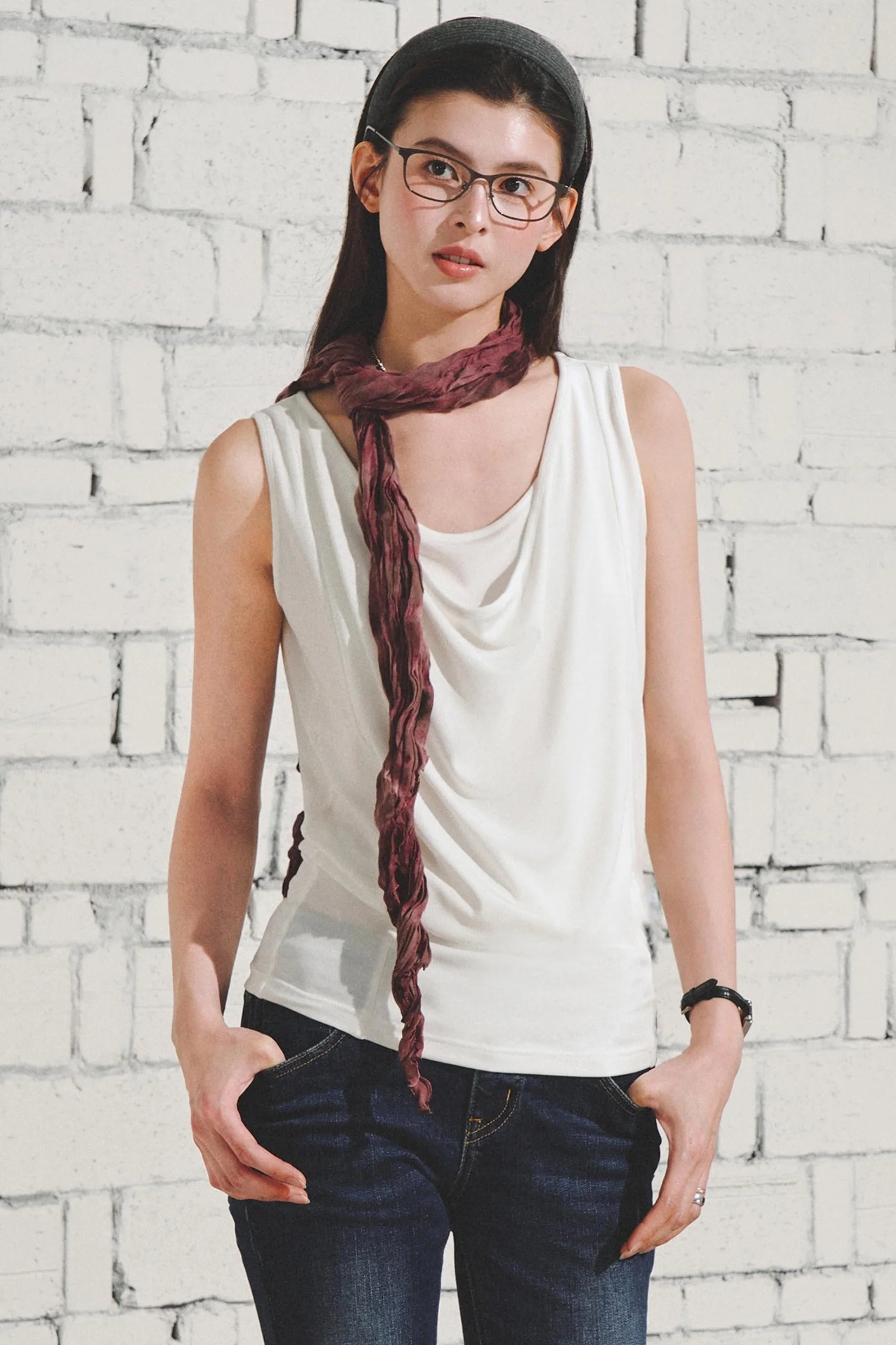 Yet Pleated Scarf