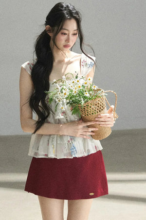 Youthful A-Line Puffy Skirt