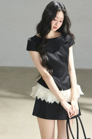 Youthful A-Line Puffy Skirt