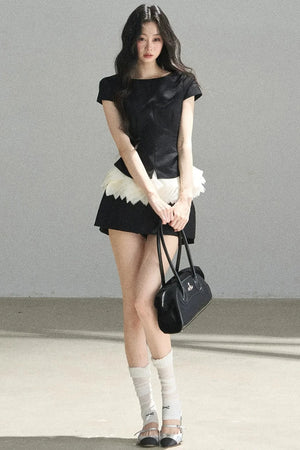 Youthful A-Line Puffy Skirt