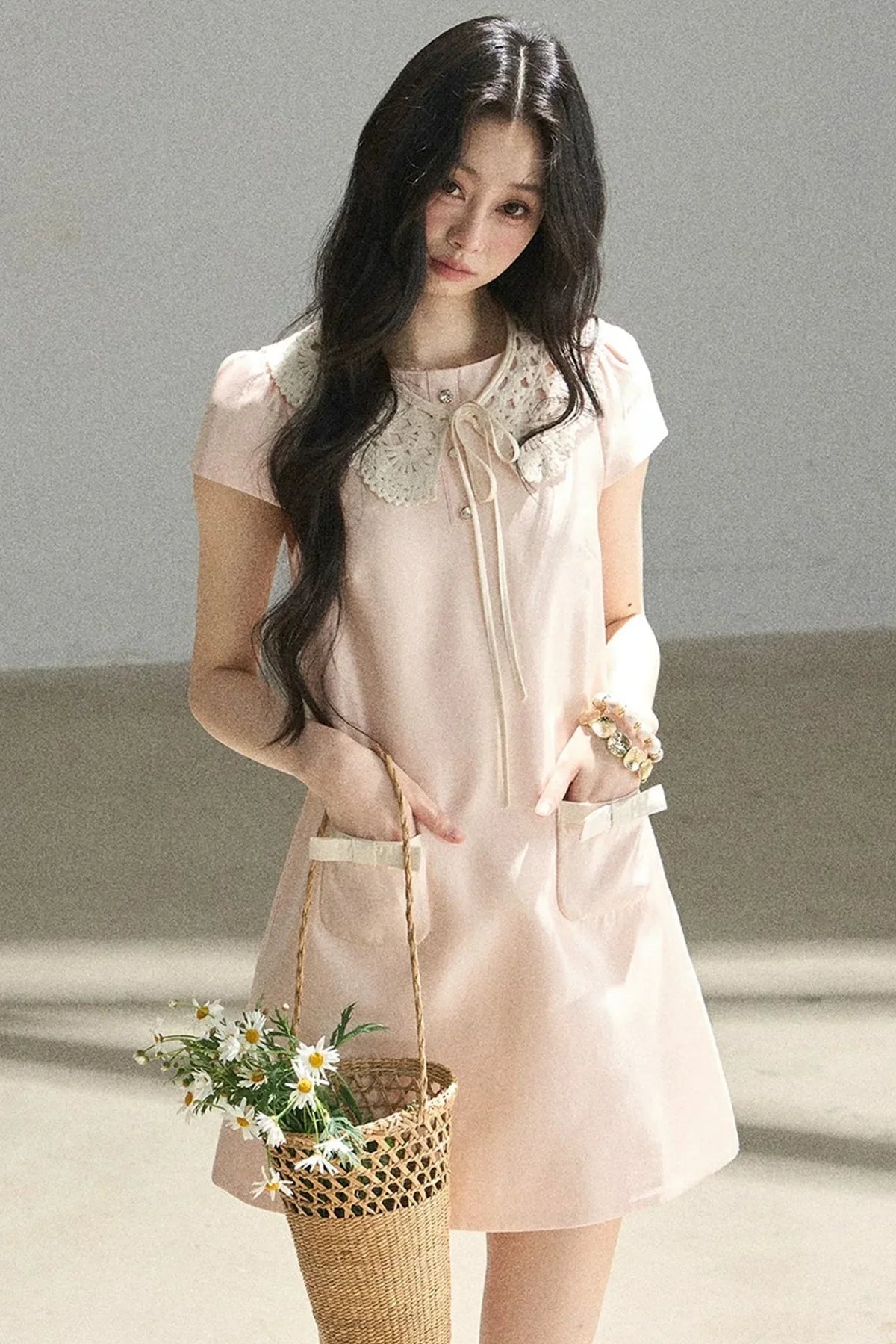 Youthful Shimmer Lace Dress