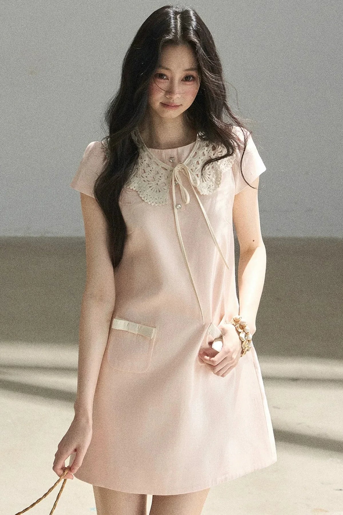 Youthful Shimmer Lace Dress