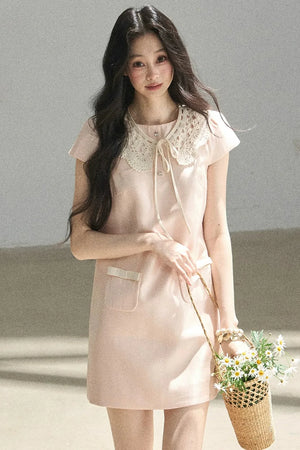Youthful Shimmer Lace Dress