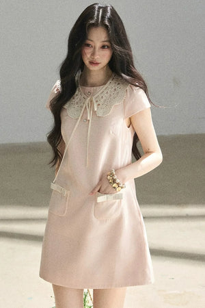 Youthful Shimmer Lace Dress