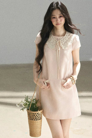 Youthful Shimmer Lace Dress