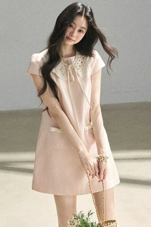 Youthful Shimmer Lace Dress