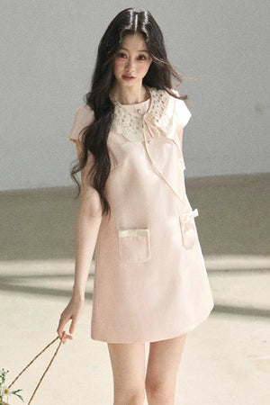 Youthful Shimmer Lace Dress