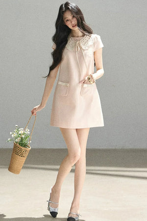 Youthful Shimmer Lace Dress