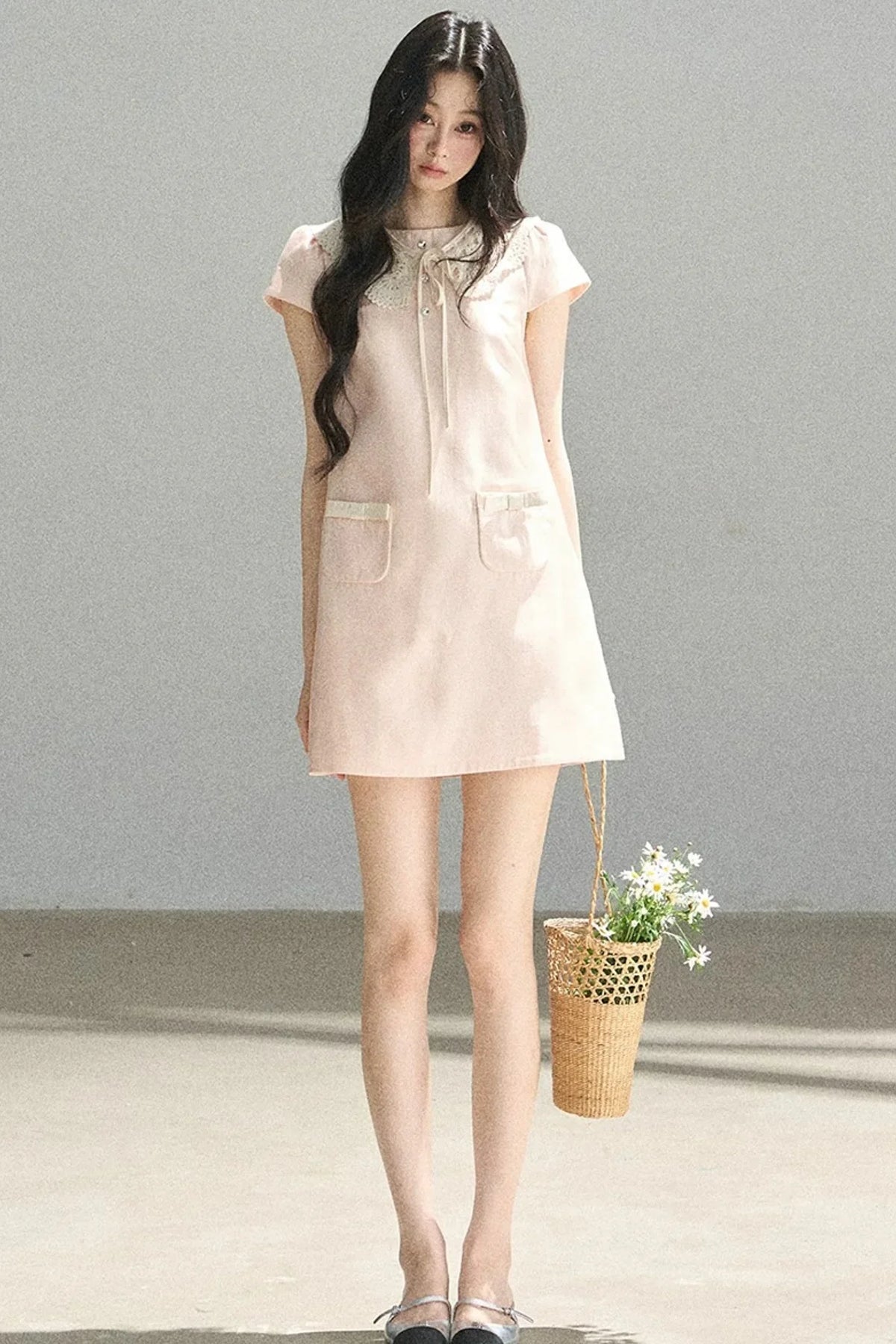 Youthful Shimmer Lace Dress