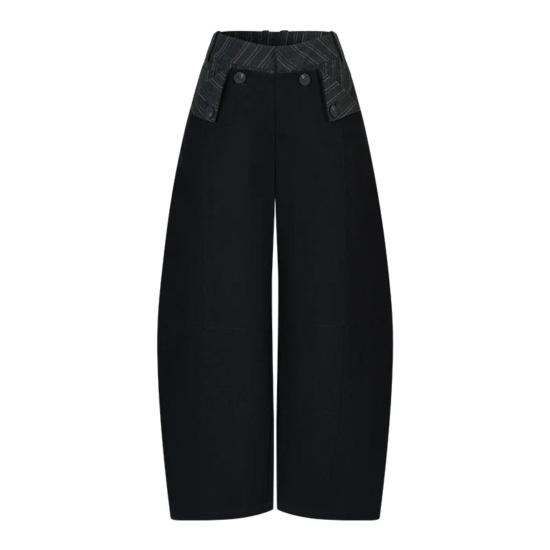 Yuan Boundary Double Waist Pants