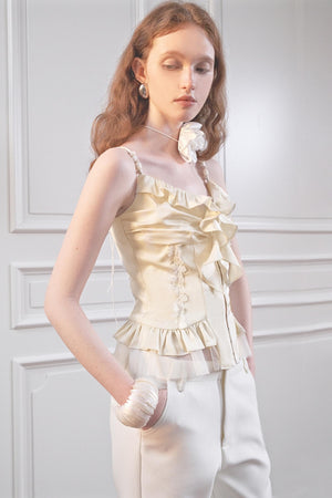 Yuan Elegance Crop Top
