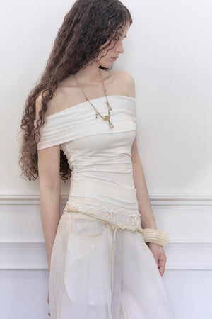 Yuan Lace-Knit Tee