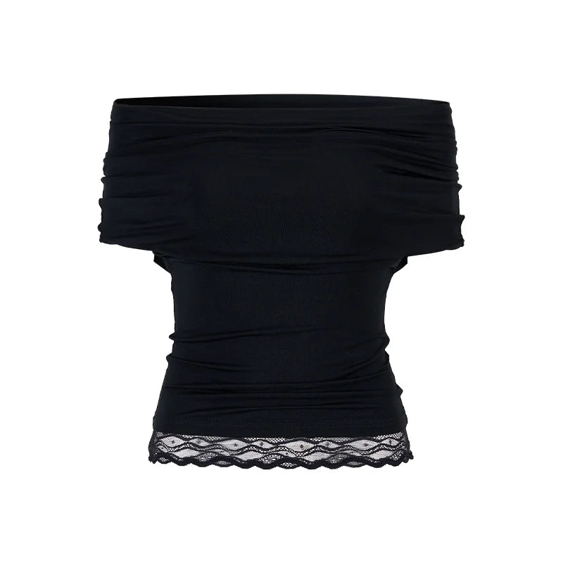 Yuan Lace-Knit Tee