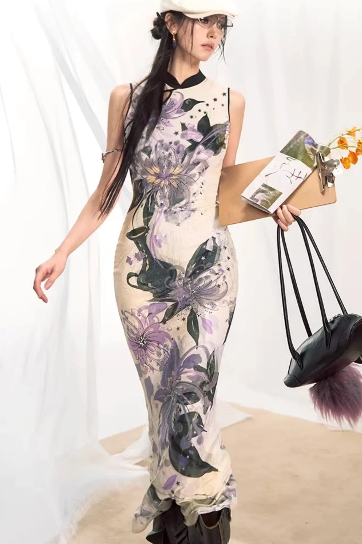 Ziman Garden Cheongsam Dress