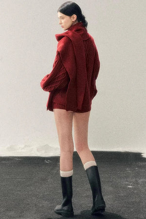 Zurich Knit Sweater Shorts Set-Up