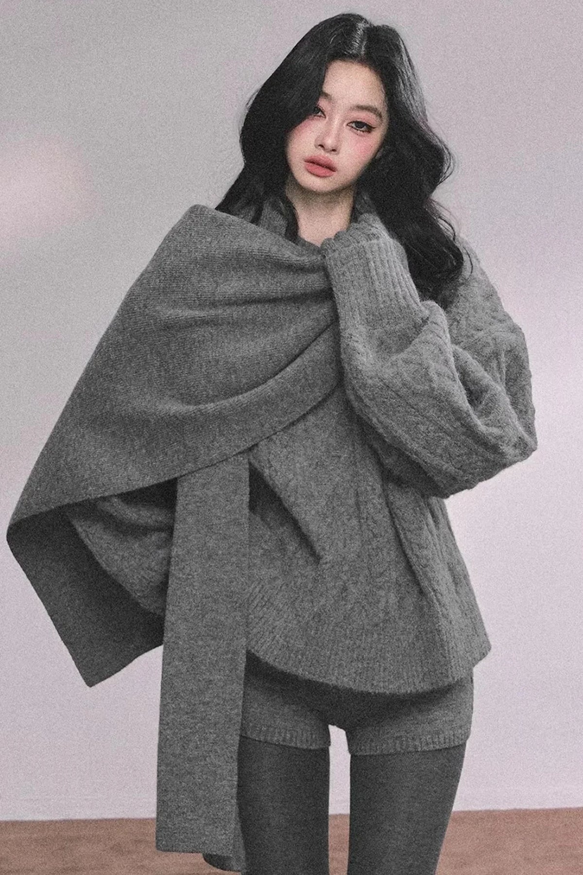 Zurich Knit Sweater Shorts Set-Up