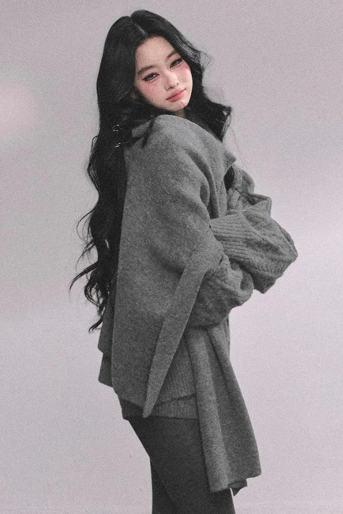 Zurich Knit Sweater Shorts Set-Up